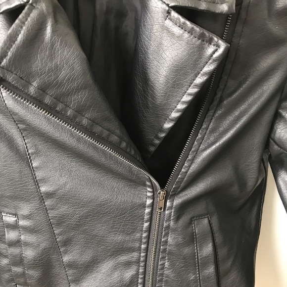 Lapis Other - Lapis Girl black faux leather jacket
